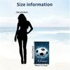 Toalla de Playa de Fútbol Personalizada Nombre Salpicadura de Agua Balompié 160x80cm Toallas de Baño de Microfibra Todas las Estaciones Suave Absorbente