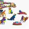 Wood Alien Puzzle Elephant Irregular Animal Puzzle Adult Children Hand-Eye Coordination Development Intelligence