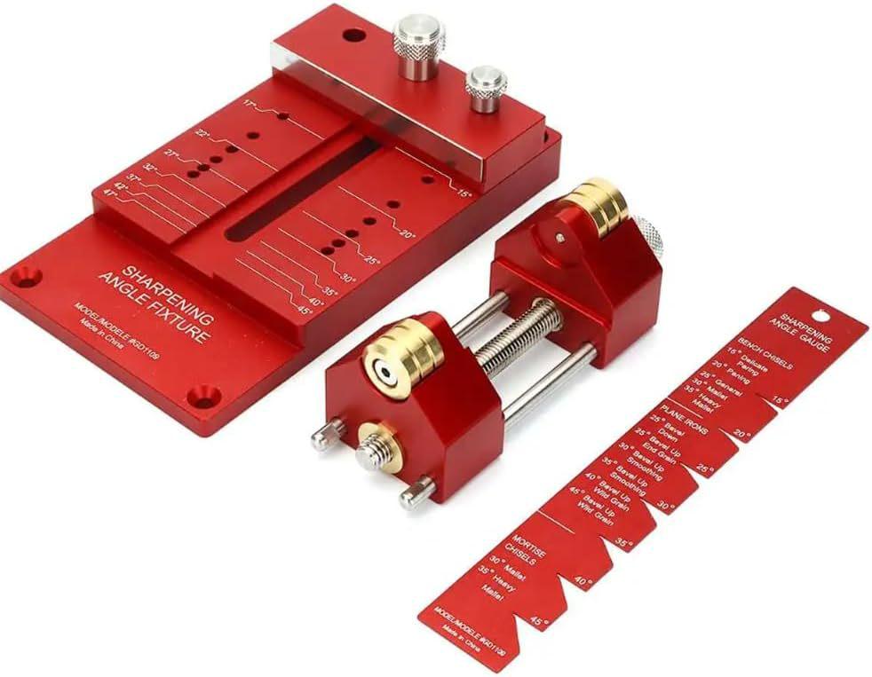 Three-Piece Woodworking Chisel & Planer Sharpener Set