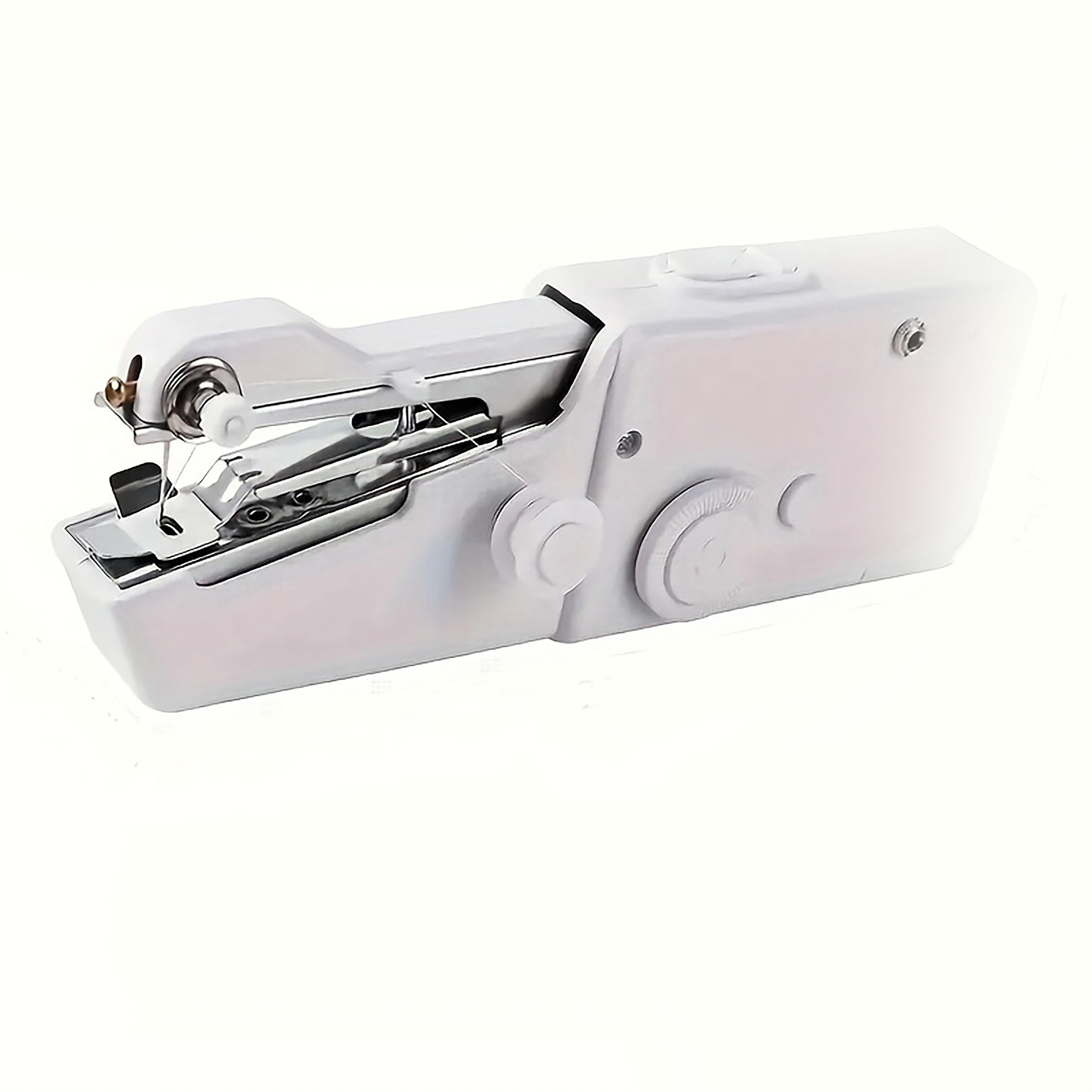 

1 шт. Ручная швейная машина Мини швейные машины, Портативная швейная машина Быстрый ручной инструмент для шитья для ткани, полотна, одежды белый