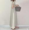 Women's Plus Size Japanese Summer Patchwork Swing Dress - Solid Color, Loose Fit, Short Sleeve