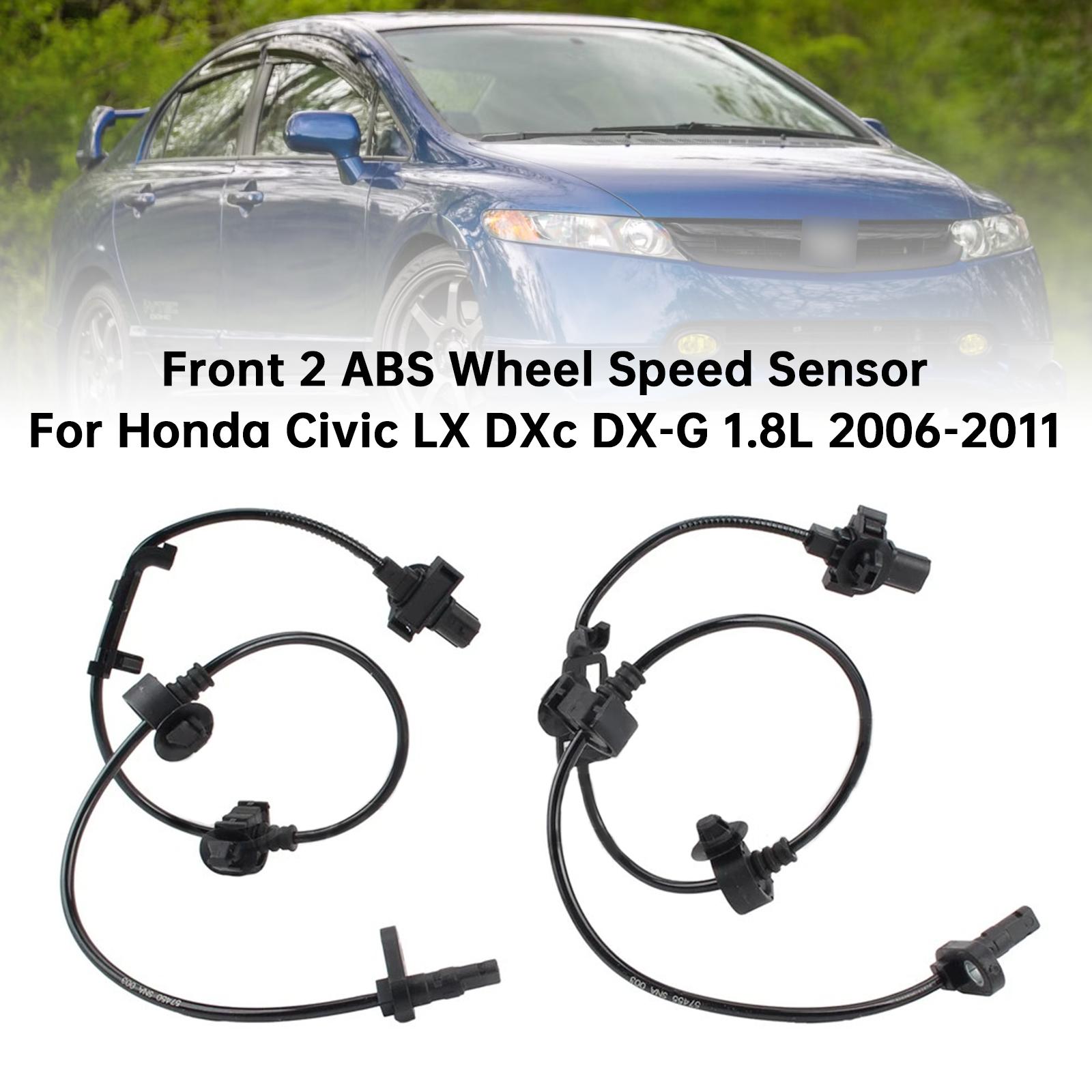 

Передний 2 ABS Датчик скорости колеса Для Honda Civic LX DX DX-G 1.8L 2006-2011