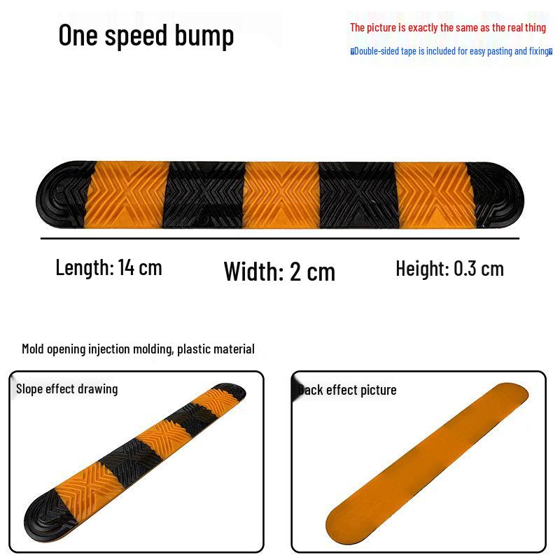 Speed Bump & Traffic Scene Model Toys: Cars, Cones, Signs, Lights, Plates