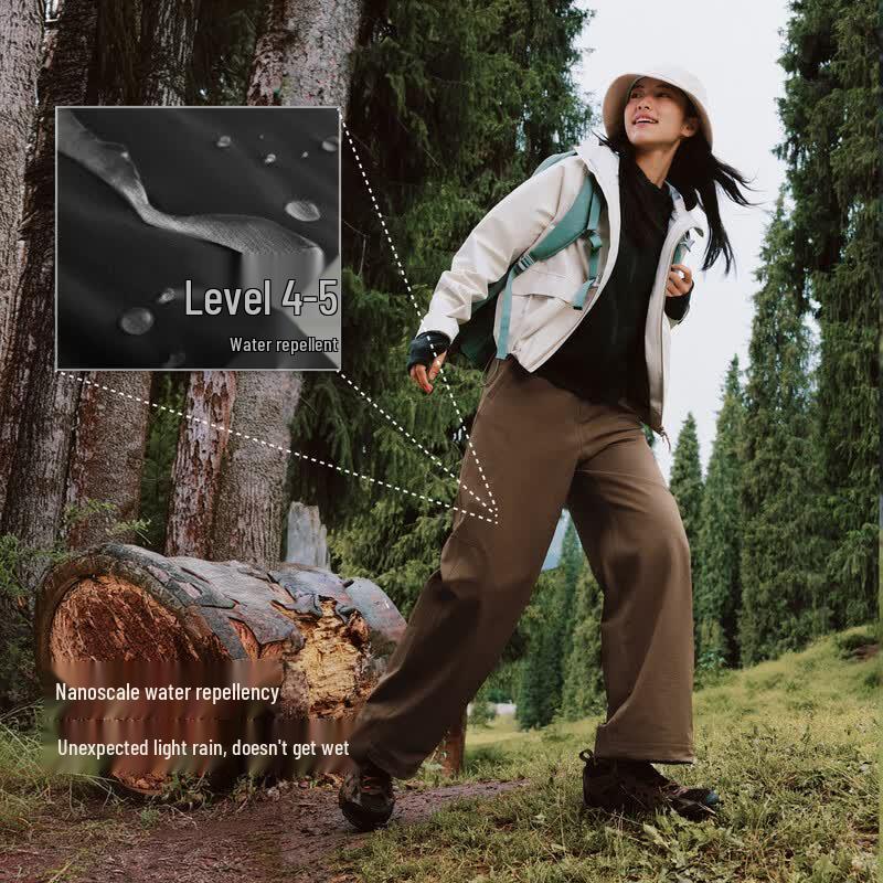 Beneunder Women's Outdoor Protective Straight-Leg Softshell Pants