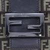 FENDI Zucchino Shoulder Bag 8BT075 Brown canvas Women Used