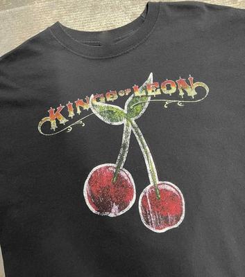 Kings Of Leon Faded Band Cotone Nero Uomo S-234XL Maglietta ZL209 Maglietta Unisex