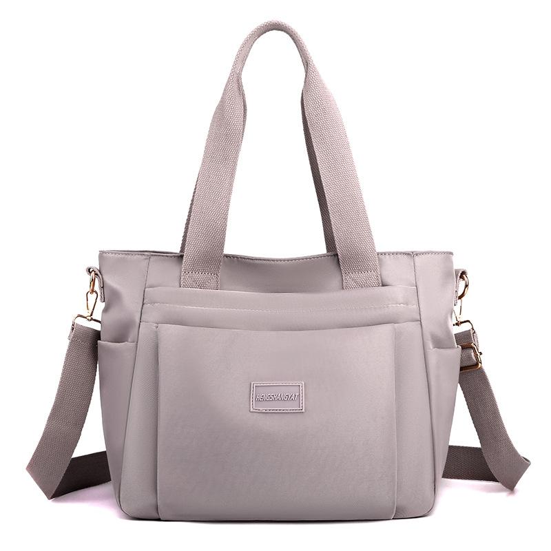 

Сумка через плечо, женская нейлоновая сумка через плечо, сумка для мам среднего и пожилого возраста, большая вместительная сумка светло-фиолетовый