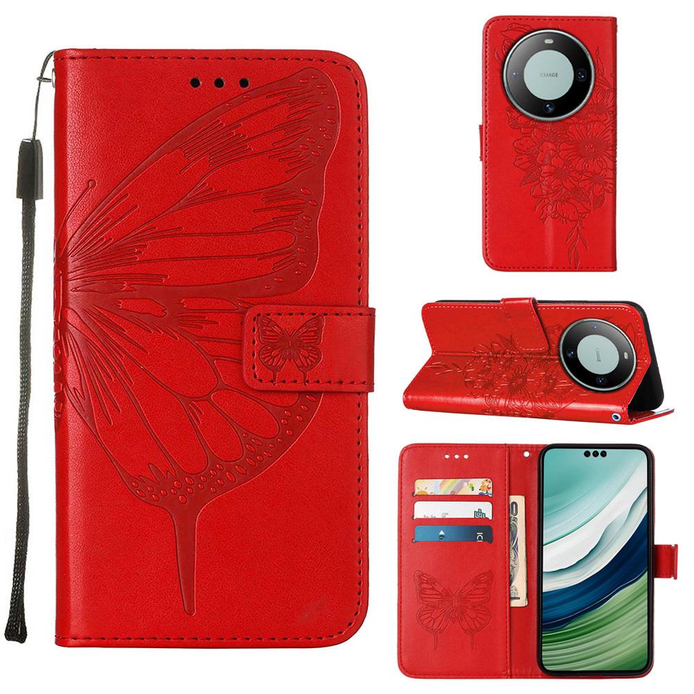 Honor X9B X8B X7B Case Flip Leather Wallet Butterfly Folding Leather Cases For Honor Magic 6 Lite Card Stand Phone Book Cover