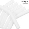 12Pcs Silicone Straw Tips for Metal Straws White Soft Food Grade Reusable Mouth Pieces 8Mm Diameter Straw Sleeves for Tumblers