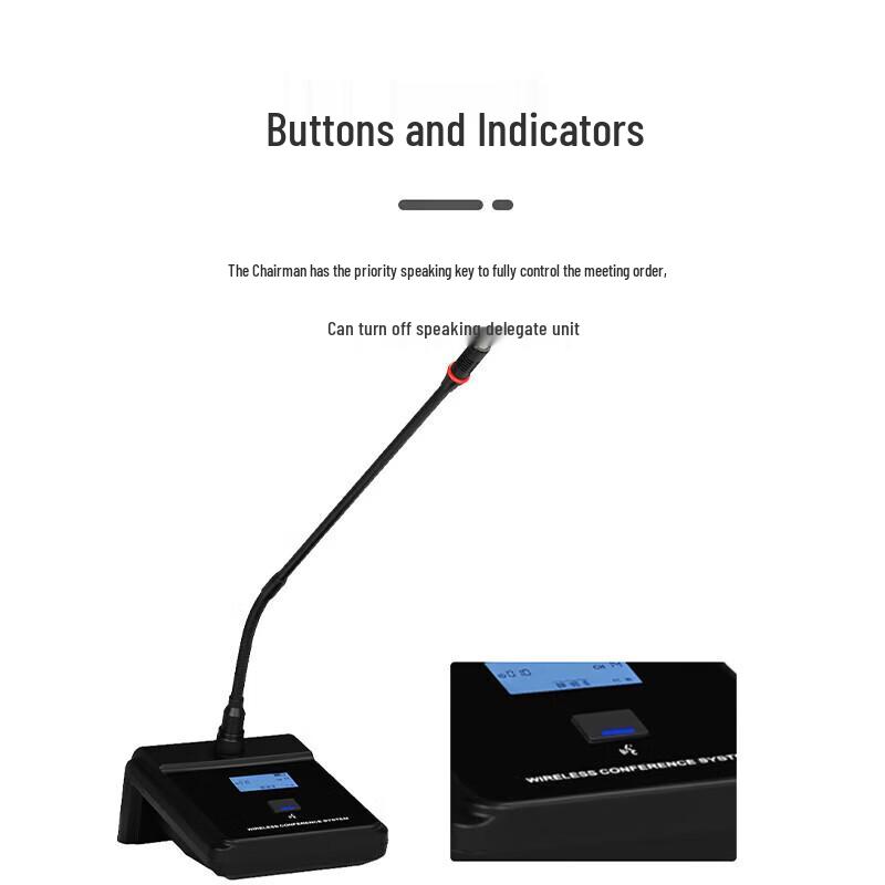 Runpu RP-WXS640-4 Wireless Conference Microphone System (CN version)