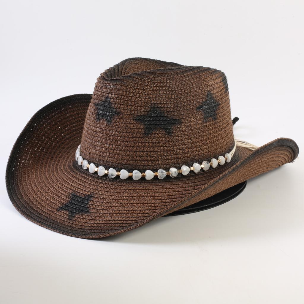 Best-selling Western Cowboy Hats for Men and Women, Fashionable Sunshade Straw Hats, Classic Outdoor Western Cowboy Hats