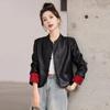 23,000+ Favorites: Women's Short Chinese Style Leather Jacket, Spring/Autumn 2025 Design