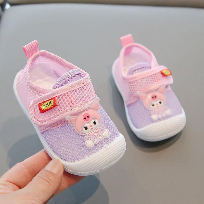 

Летние новые дышащие туфли для девочек 0-1-2 лет с мягкой подошвой, нескользящая детская обувь и тканевая обувь 20