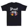 Prost Beer German American Flag Oktoberfest Men Mug Funny Vintage Men's T-Shirt
