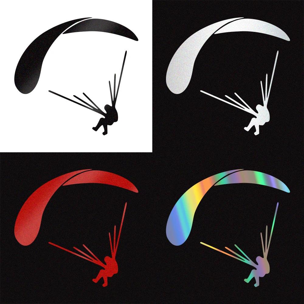 Car Paragliding Art Flying Skydive Sport Cool Stickers Vinyl Waterproof Decals Graphic Exterior Decoration Styling Accessories