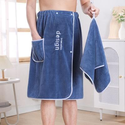 Accappatoio Asciugatura Rapida Assorbente con Fibbia Sicura e Tasca per Palestra, Spa, Sauna e Doccia