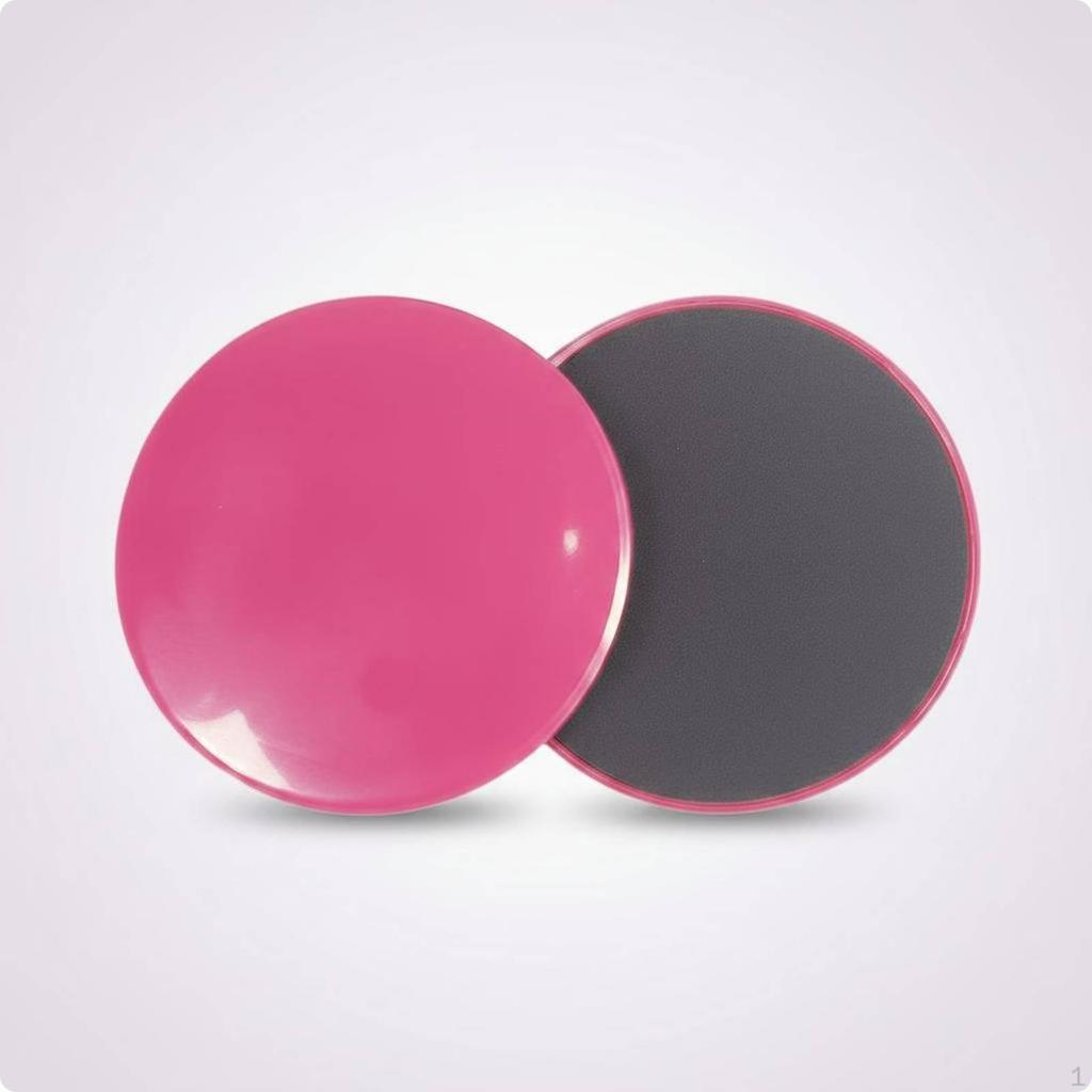 2 Pieces Pilates Sliders LowCore Strengthening Sliding Discs Portable Exercise for Home Gym,