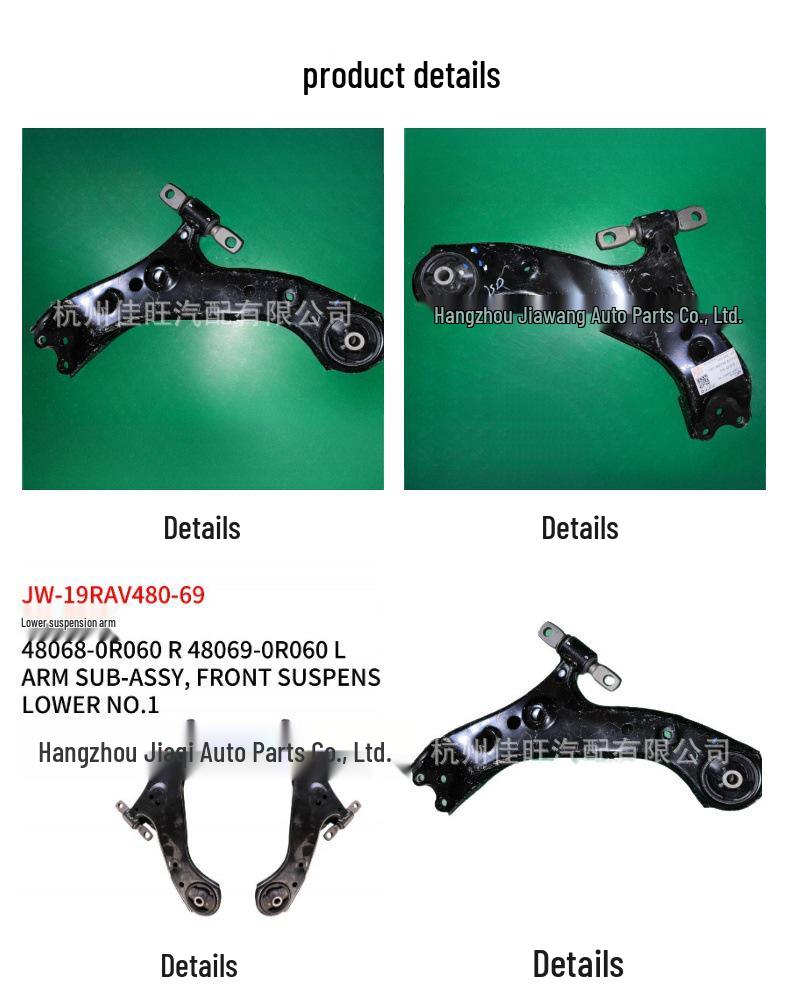 Compatible Lower Control Arm for 2019 Toyota RAV4 (48068-0R060 Right, 48069-0R060 Left)