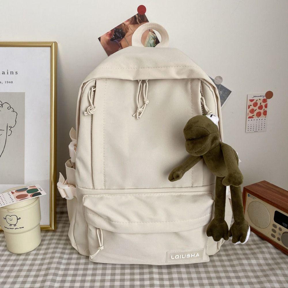 Casual Multi-layer Backpack Large Capacity Lightweight School Bags Travel Backpacks Student