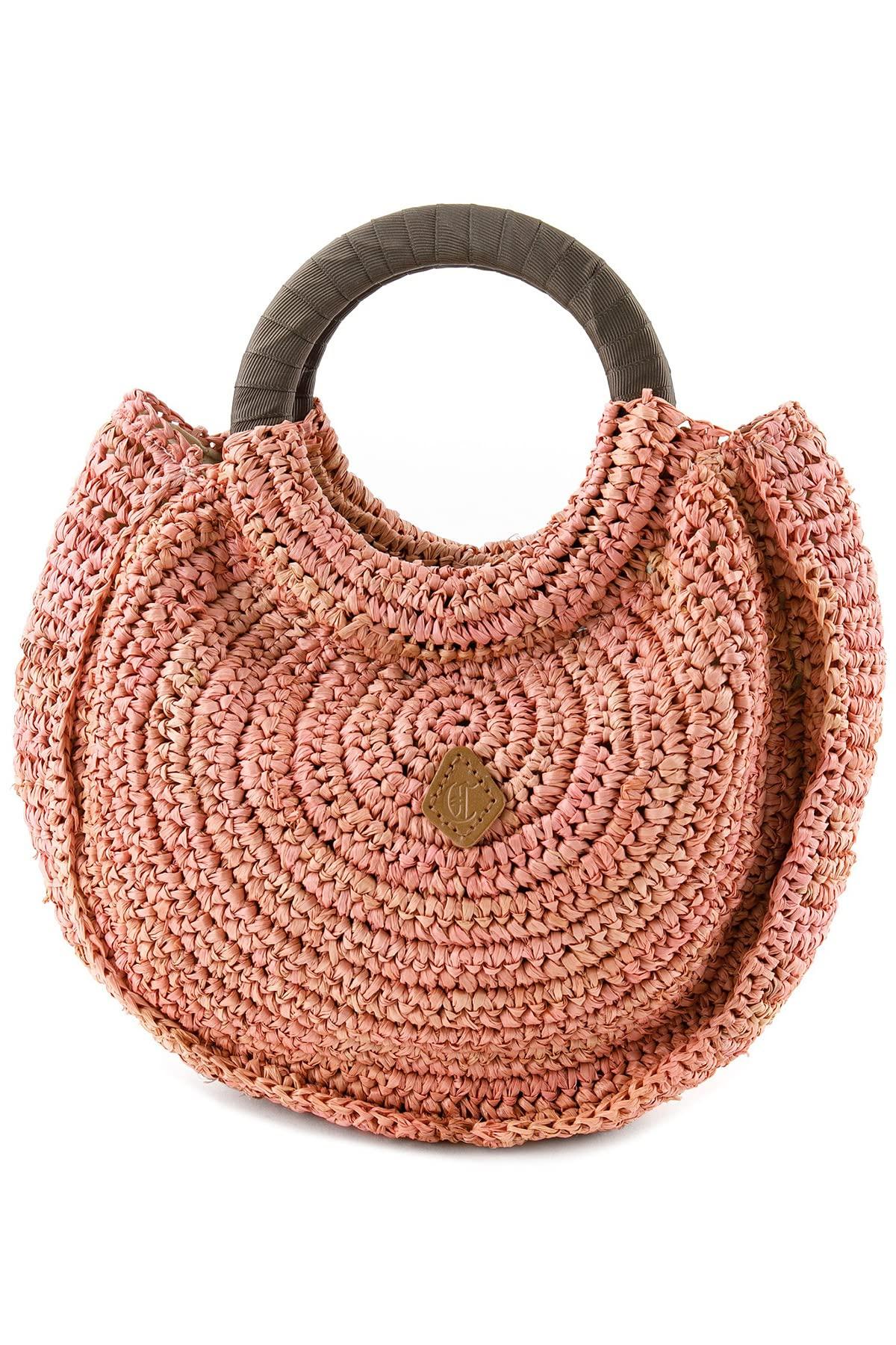 

Round Handle Basket Pink [Credran] CR-CL3523-PI рожевий