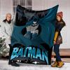 1pc Batman Outdoor Flannel Throw Blanket Soft, Lightweight & Warm