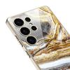 Marble Mobile Phone Case Suitable for Samsung S25 Ultra Glass Case Simple Style Men and Women Fashion Electroplated PC Hard
