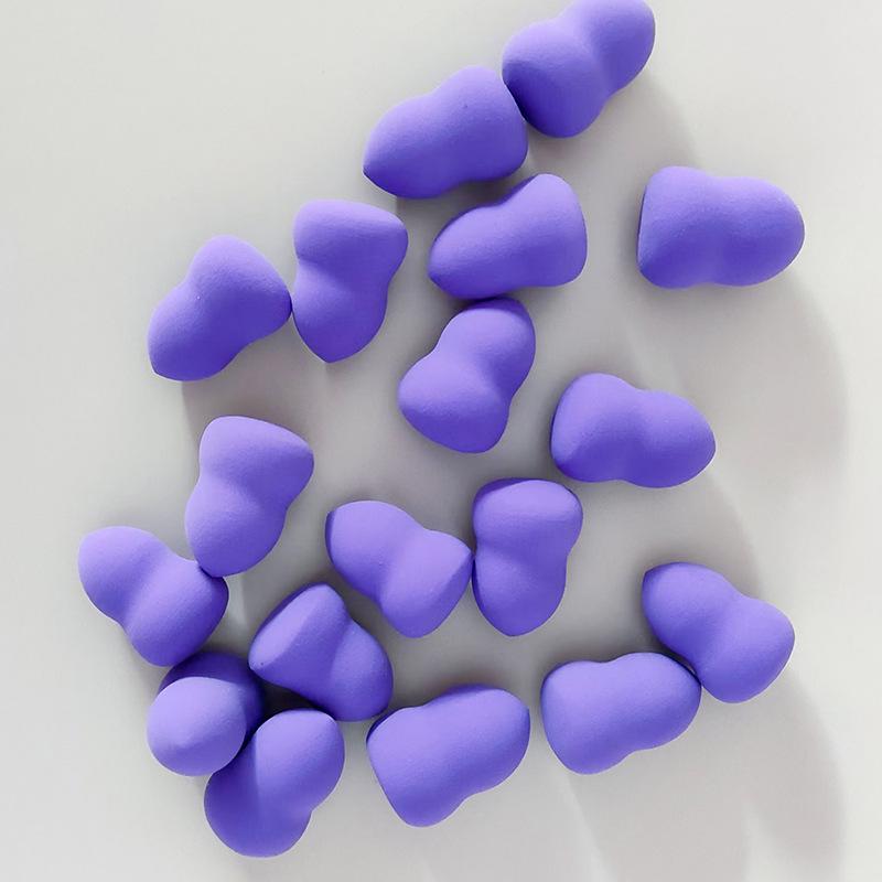 Mini 20x30 Skjønnhetssvamp - Liten Sminkesvamp-pudder for Concealer og Øyesminke