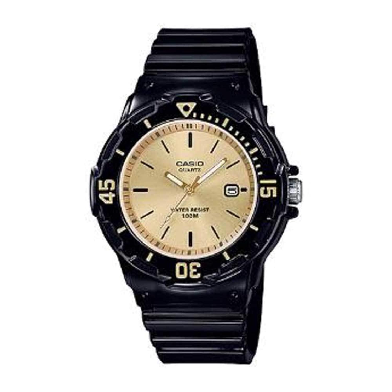 

CASIO Watch Quartz Gold Black Women s LRW-200H-9E