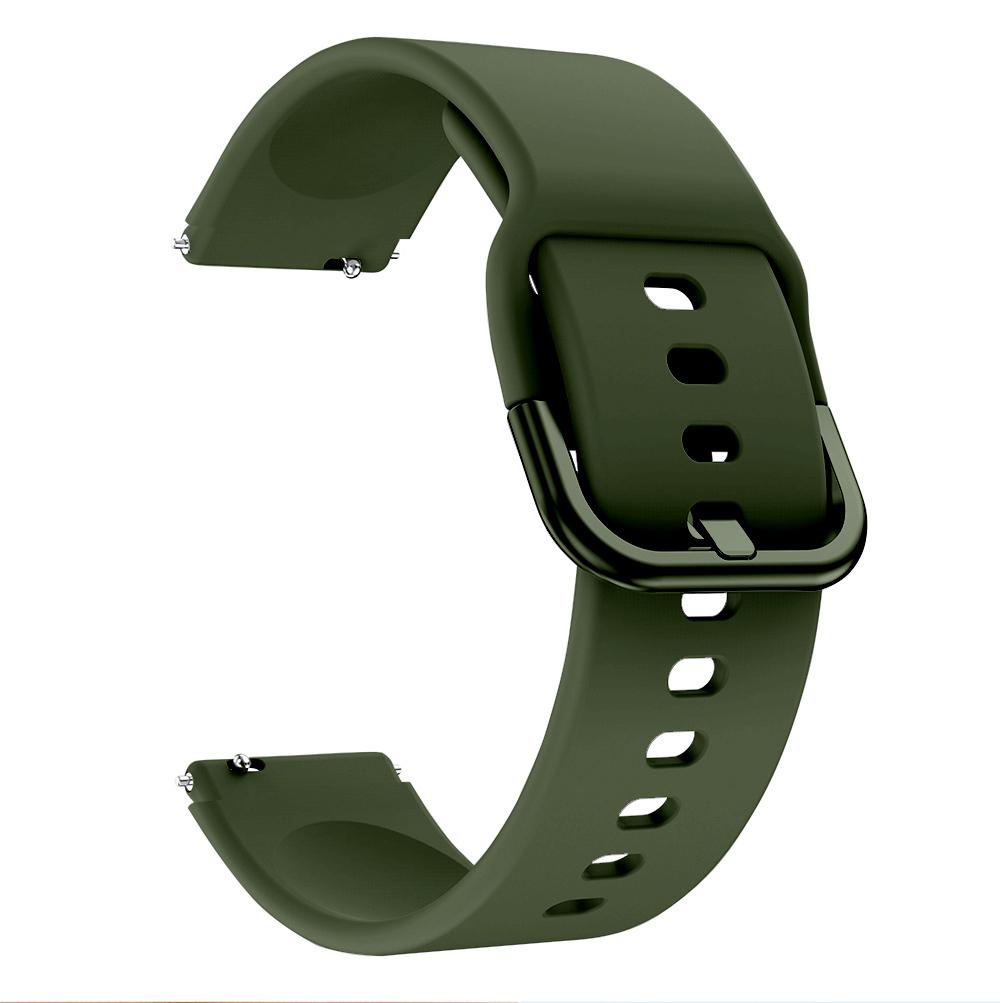 

18-міліметровий ремінець для Garmin Venu 3S Ремінець Quick Release Барвиста застібка Аксесуари для ремінця Garmin Vivoactive 4S 18mm universal оливковий