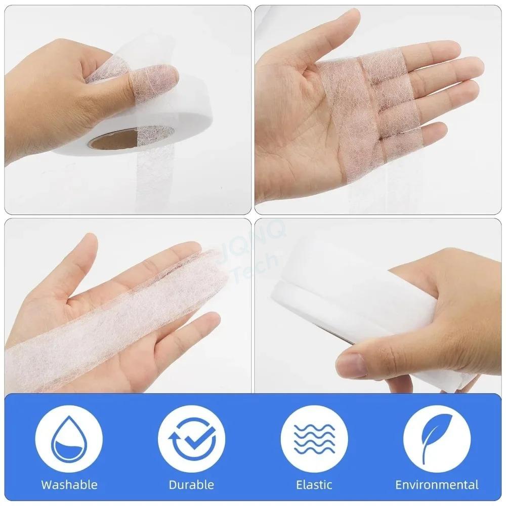 Self Adhesive Pants Hem Tape Iron DIY Jean Clothes Length Shorten for Hats Clothes Hot Melt Double-Sided Tape Sewing Tool