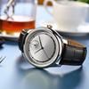 Men Business Black Leather Quartz Watch Analog Wristwatch Birthday Gift