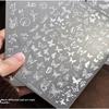 Flower Butterfly Nail Templates Stamping Plates French Bow Design Line Printing Stencil Nail Stamp Manicure Accessories