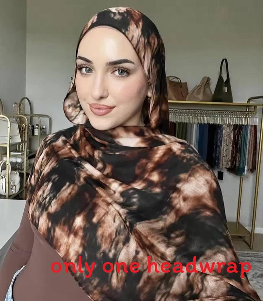 Ethnic Style Satin Polyester Shawl With Warmth Sun Shade For Women
