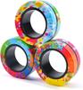 Magnetisches Fidget-Spinner-Set – Fingerspielzeug gegen Angstzustände bei ADHS, Stressabbauendes Magnet-Fidget-Spielzeug, Geschenk für Erwachsene, Jugendliche und Kinder
