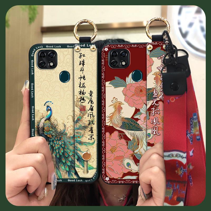 Stoßfest Schmutzabweisend Handyhülle Für ZTE Blade 20 Staubdicht Für Mama Silikon Handyhalter Ring Wasserdicht Langlebig