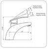 Rodos Chrome Freestanding Washbasin Faucet