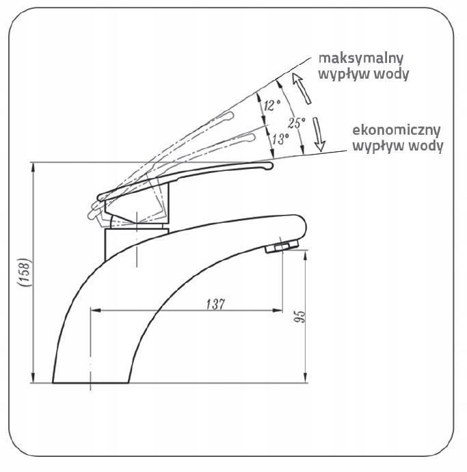 Rodos Chrome Freestanding Washbasin Faucet