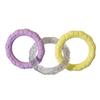 3-Ring Tug Dog Toy for Aggressive Chewers Tough Ring Dog Chew Toy for Pet Training Teething Interactive Fetch Toy for Puppy Small Medium Large Breeds
