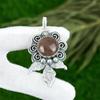 Friendship Day Sale Round Natural Strawberry Quartz Pendant 925 Sterling Silver