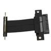 PCIe 4.0 X4 Extension Cable Male 90 Degree To Female 180 Degree 8Gbps Gen 4 GPU Graphics Card Extension Cable