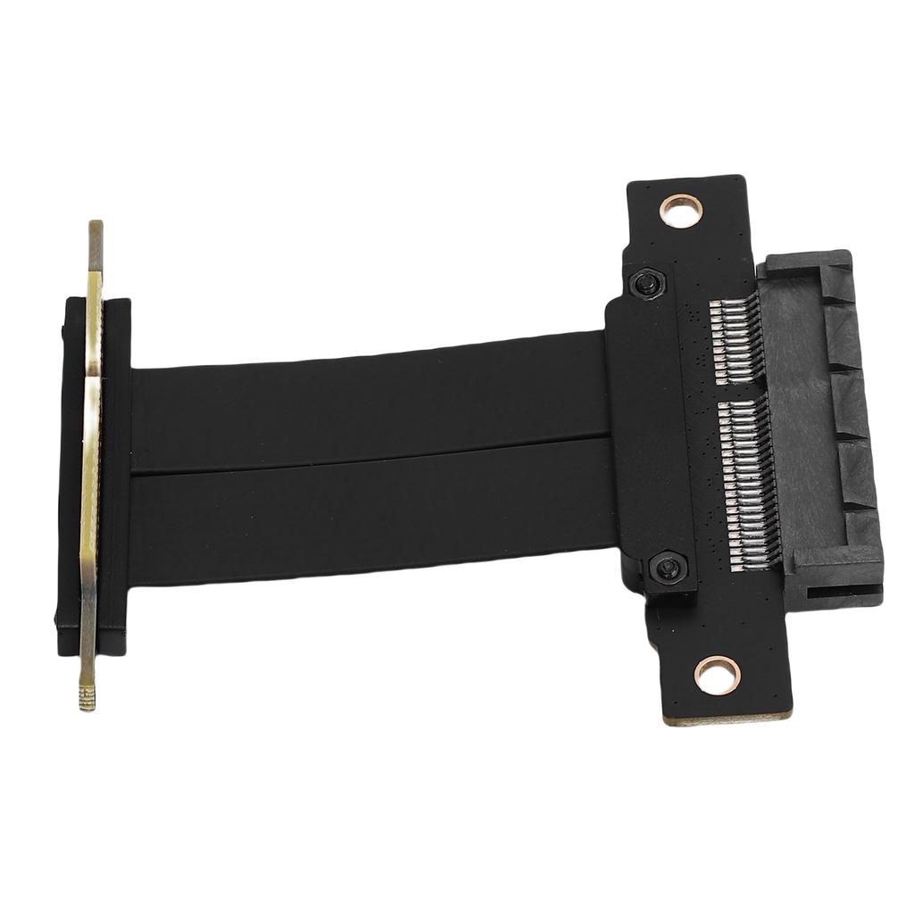 PCIe 4.0 X4 Extension Cable Male 90 Degree To Female 180 Degree 8Gbps Gen 4 GPU Graphics Card Extension Cable