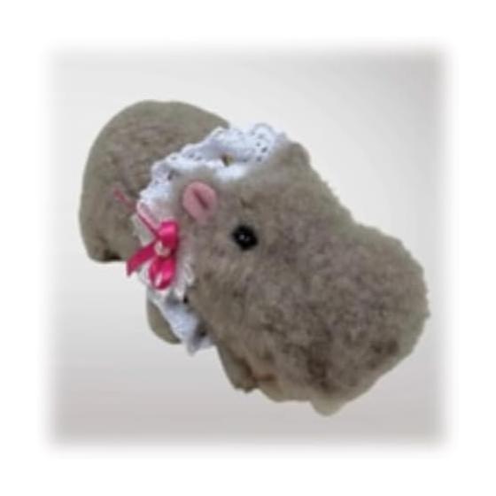 Fluffy Series Hippo Brown 50013 Approx. H10cm