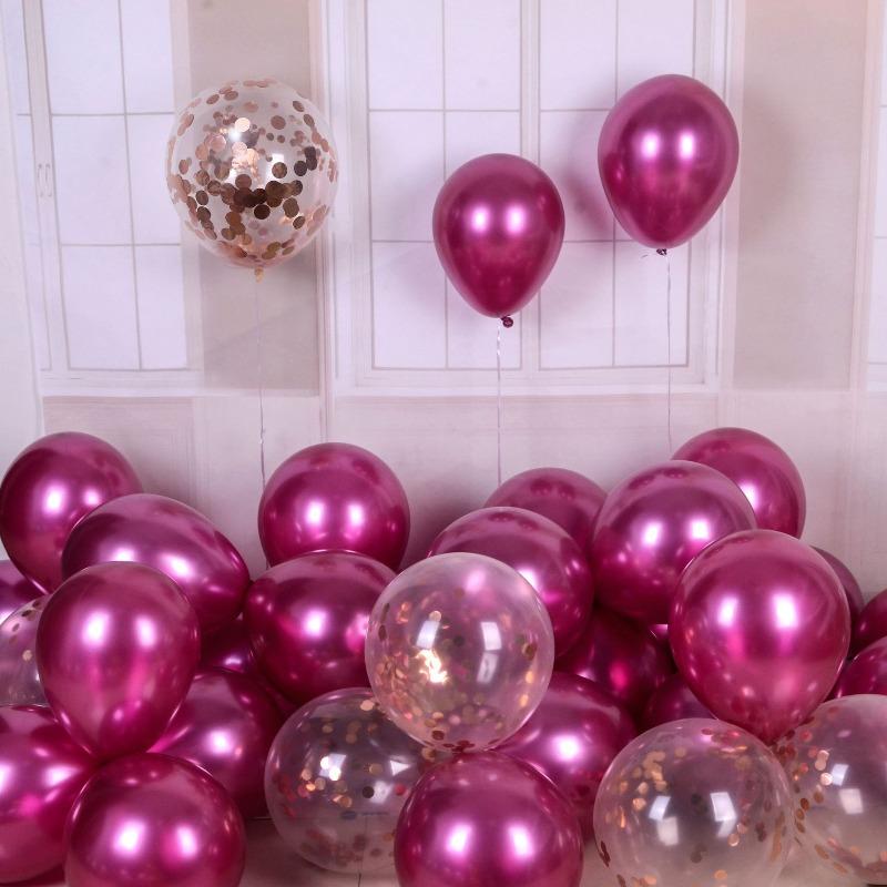 Birthday Balloon Set Birthday Scene Arrangement Latex Balloon Party Internet Celebrity Balloon