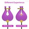10 Modes Nipple Clamps G Spot Vibrator Breast Clips for Women Nipple Clitoral Stimulator Massager Adult Goods Sex Toy for Couple
