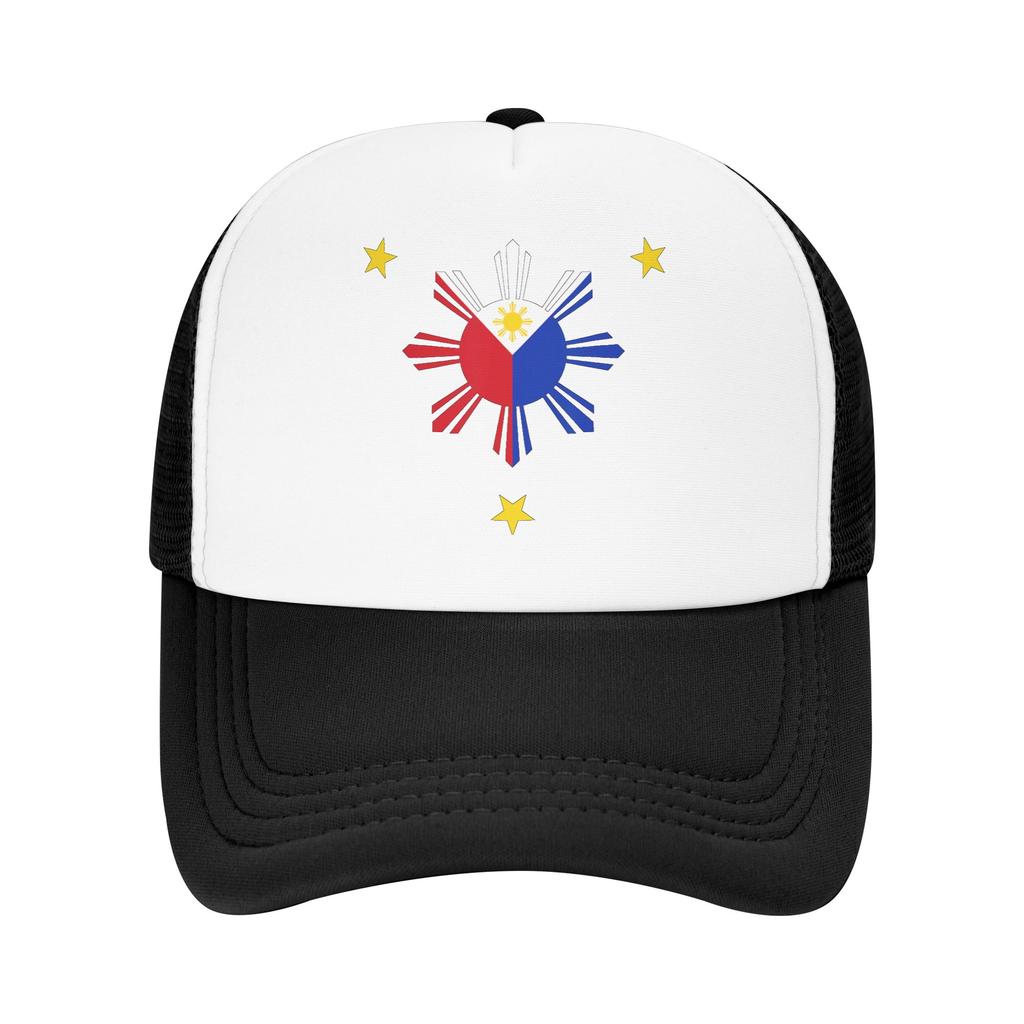 Bandiera Filippine Spilla Filippina Pinoy Pinay Orgoglio Unisex Cappellino da Baseball in Rete Unisex Cappelli da Sole HipHop Cappello Regolabile Cappellino da Camionista Estivo