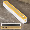 Dual-Blade Magnetic Film Cutter: Wall-Mounted Kitchen Wrap Storage Box
