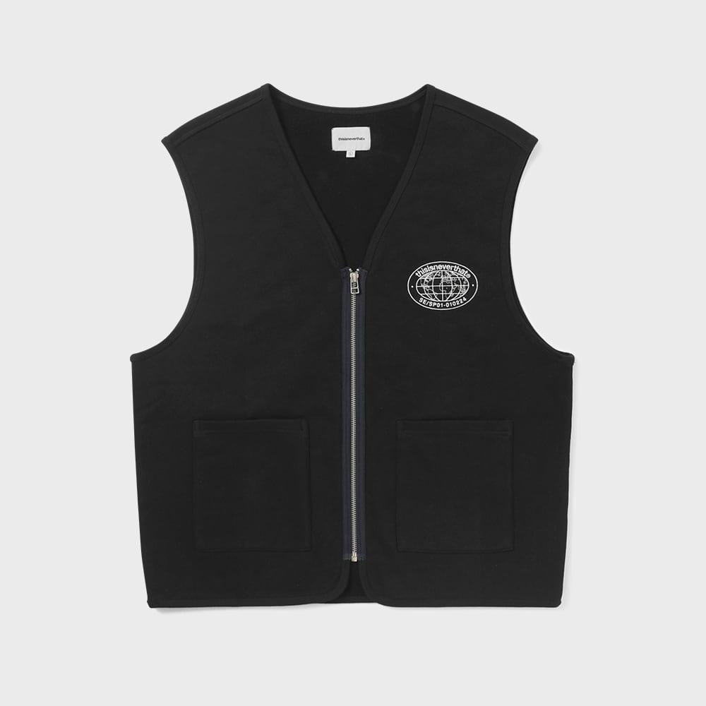 

ThIs Is Never That Zip Sweat Vest Black XL