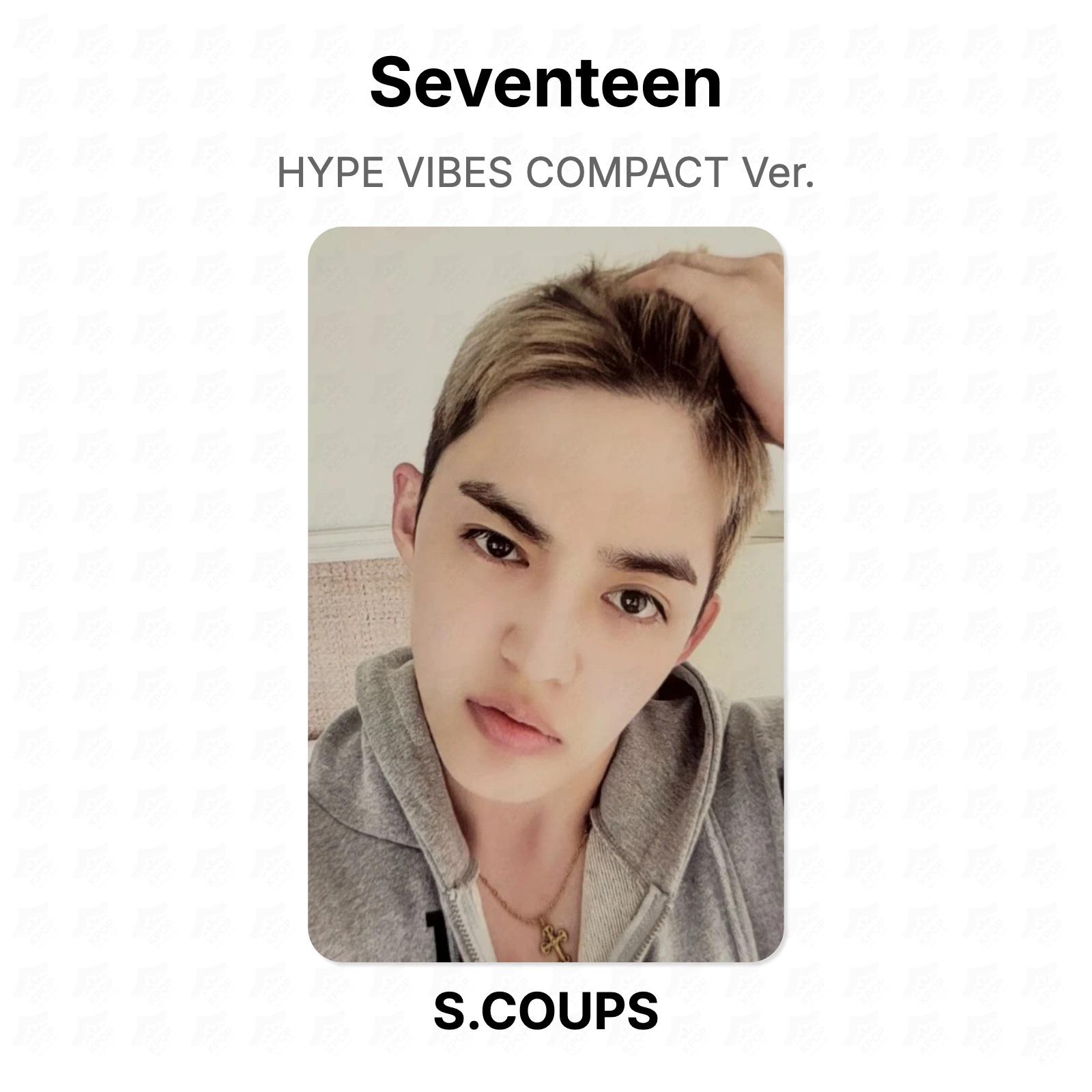 Seventeen HYPE VIBES КОМПАКТная Версия. Официальная фотокарта S.COUPS 02