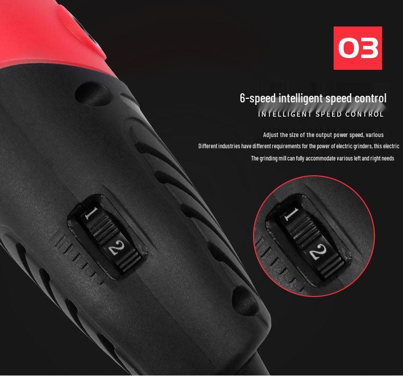 Compact Electric Grinder: Multi-Function Polishing, Cutting, and Engraving Tool