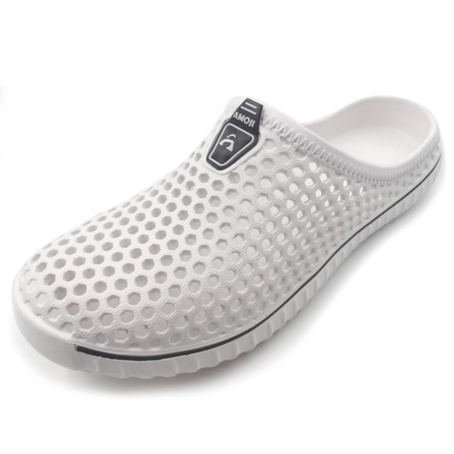 [Amoji] Sandals Men s Slippers Indoor Room Shoes Women s Clog Sandals Lady s Sabot Sandals Business Office Beach